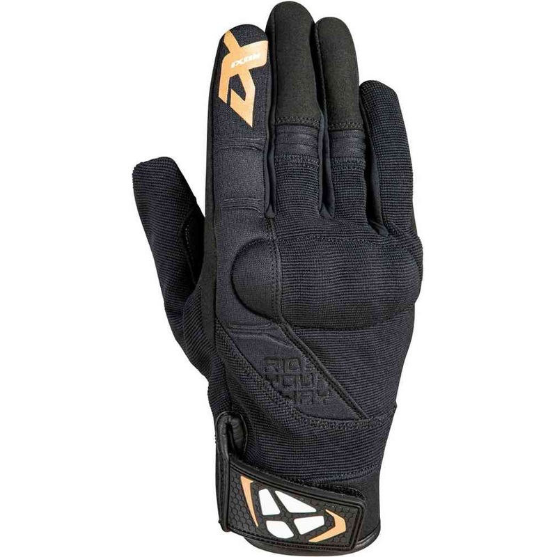 Ixon Rs Delta Lady Gloves - Black/White/Gold