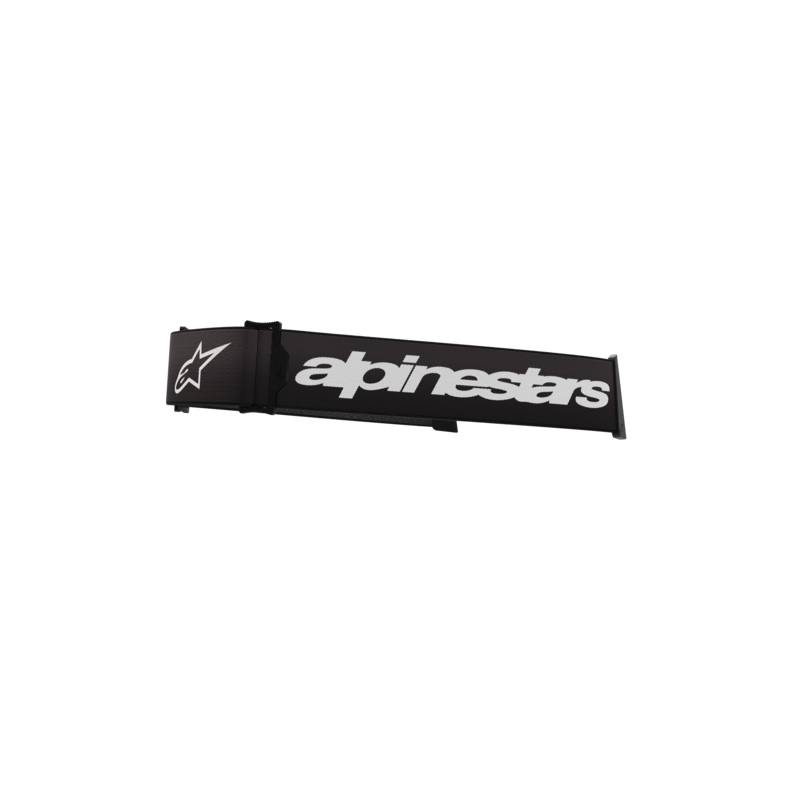 Alpinestars Supertech / Vision 8 Goggle Strap - Black/White