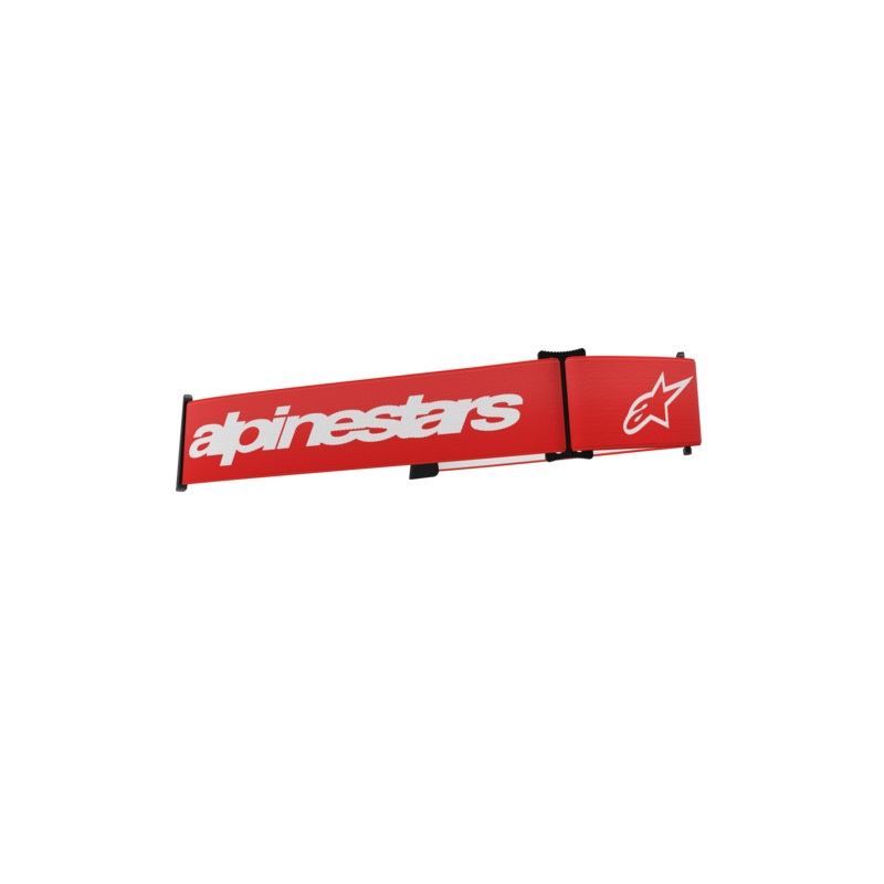 Alpinestars Supertech / Vision 8 Goggle Strap - Red/White