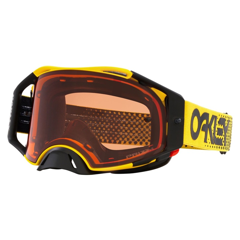 Oakley Airbrake MX Moto Yellow B1B - Prizm MX Bronze