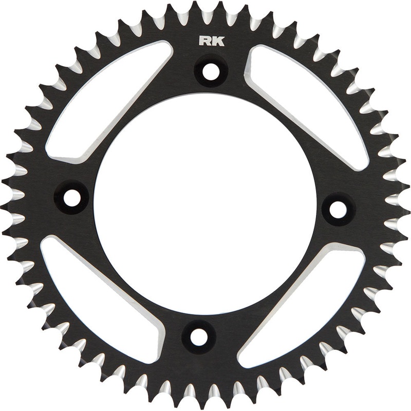 RK ALLOY RACING SPROCKET - 49T 420P - BLACK