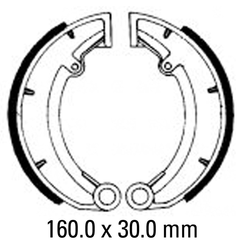 FERODO Brake Shoe Set - FSB823