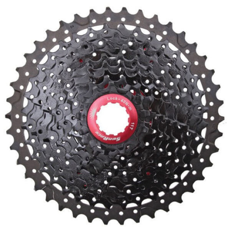 SunRace CS-MX3 Wide Range 10 Speed Cassette - Shimano HG Splined - 11-42T - 10 Speed