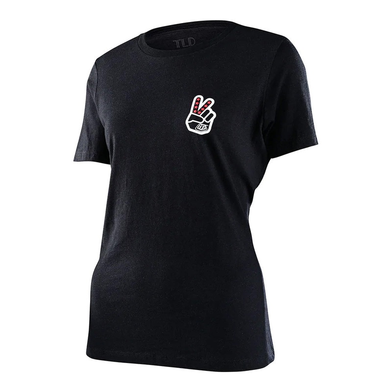 TLD Peace Out Women's Tee - Women's L - Black Heather