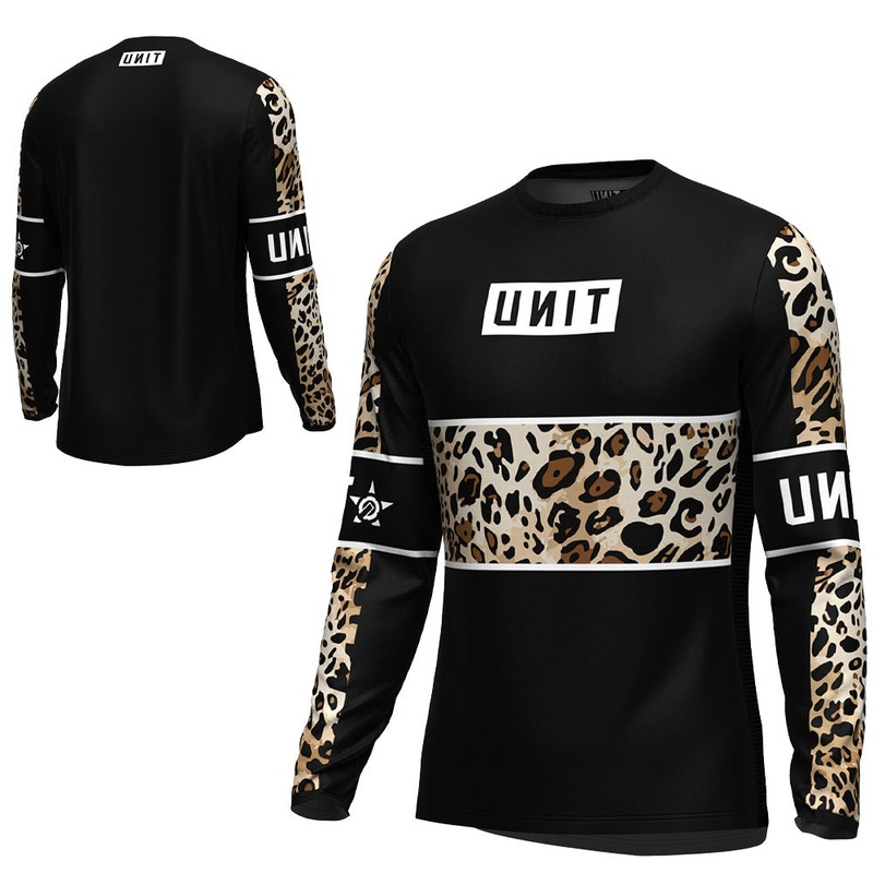 Unit Pride Youth Long Sleeve Jersey - Youth L - Leopard