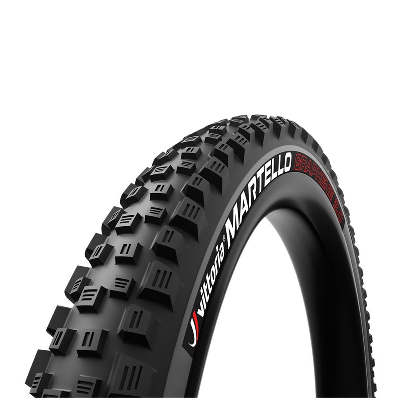 Vittoria Martello Tyre - 27.5 Inch - 2.6 Inch - TR Folding - TNT - 120 TPI Nylon - Graphene 2.0 - 4C - Anthracite Black